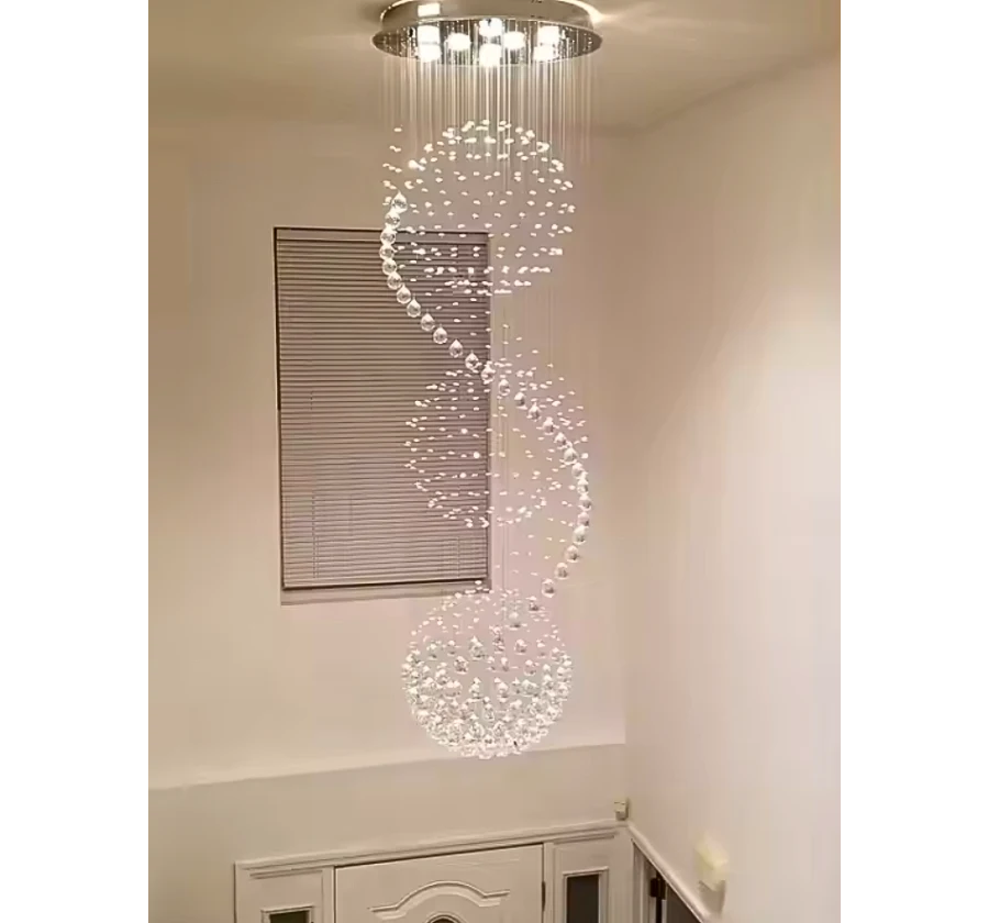 STARLIGHT CRYSTAL DUPLEX CHANDELIER