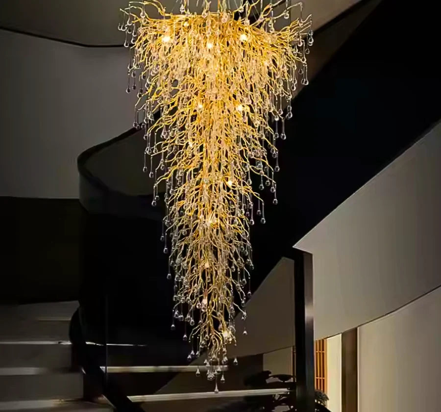 GOLDEN RHAPSODY DUPLEX CHANDELIER