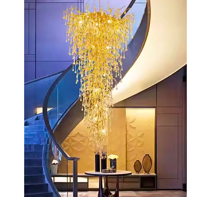 GOLDEN RHAPSODY DUPLEX CHANDELIER
