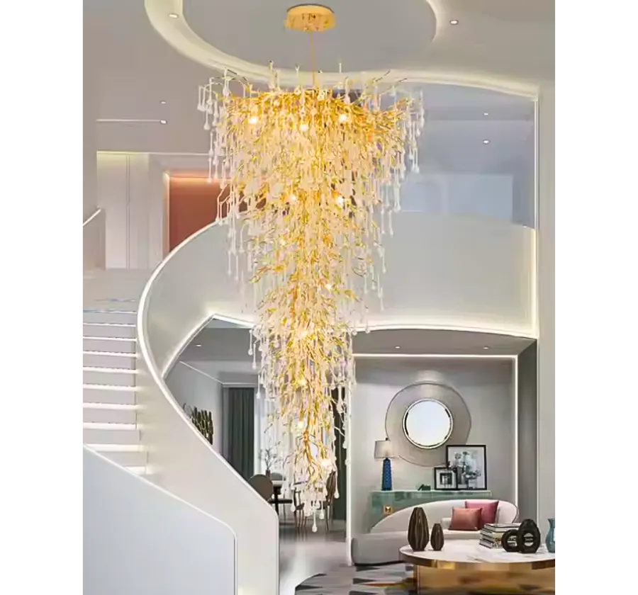 GOLDEN RHAPSODY DUPLEX CHANDELIER