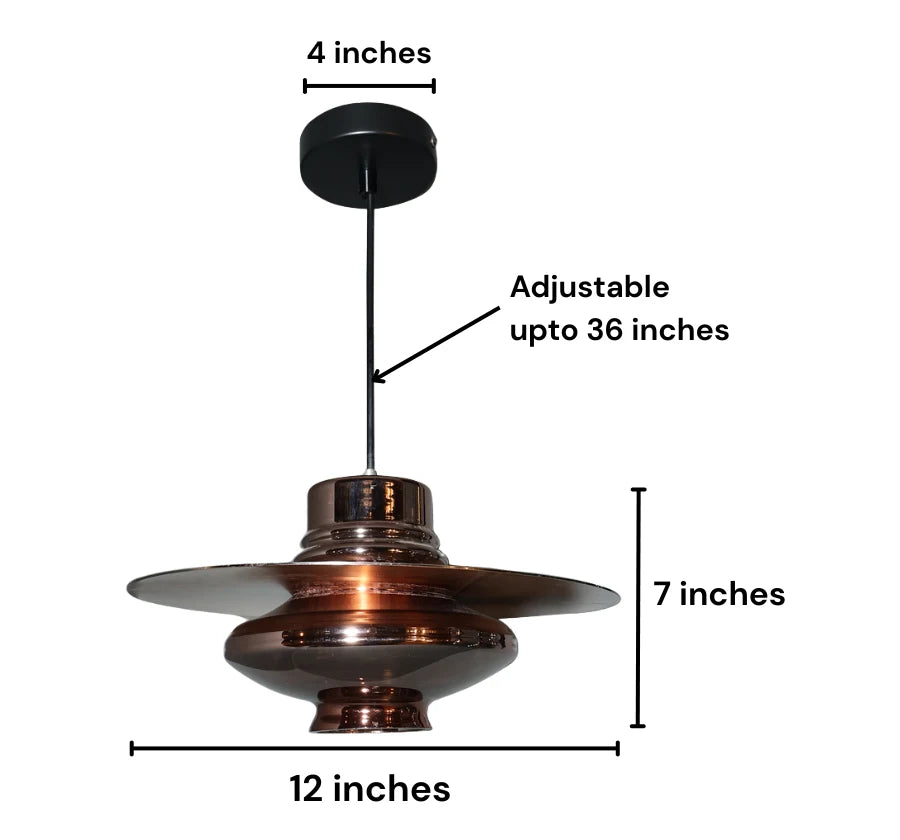 ELANTE ROSE GOLD PENDANT LIGHT