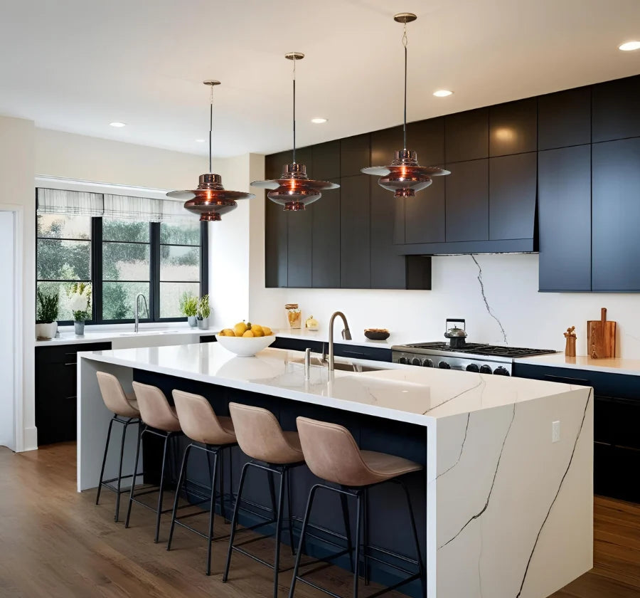 ELANTE ROSE GOLD PENDANT LIGHT