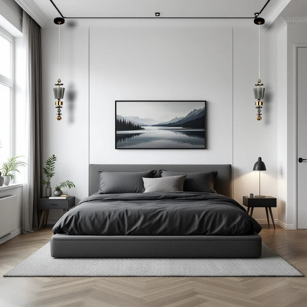 PLUME PENDANT LIGHT (Amber/Smoke)