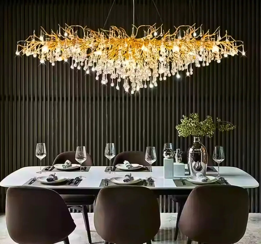 IMPERIAL CRYSTAL DROPS CHANDELIER