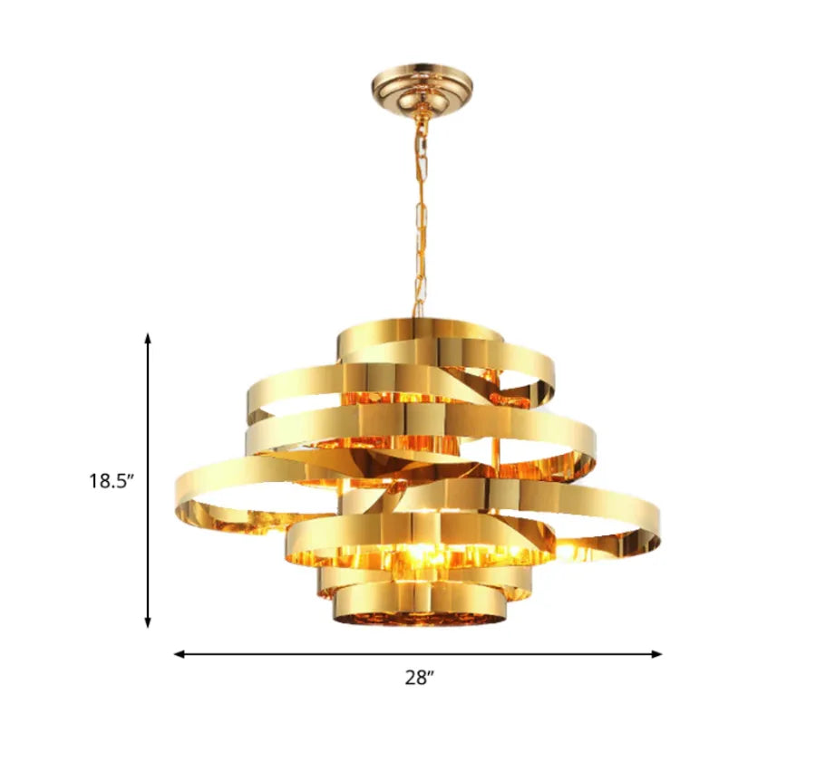 VALENCIA GOLDEN CHANDELIER