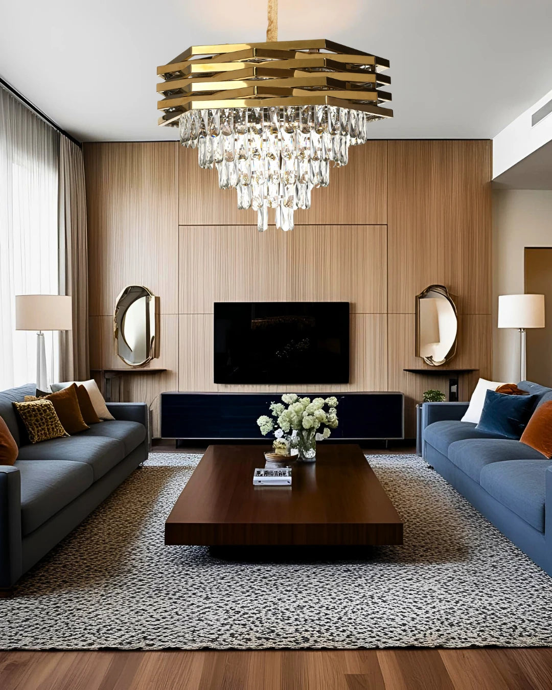 GLIMORA CRYSTAL CHANDELIER