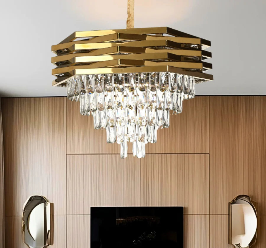 GLIMORA CRYSTAL CHANDELIER