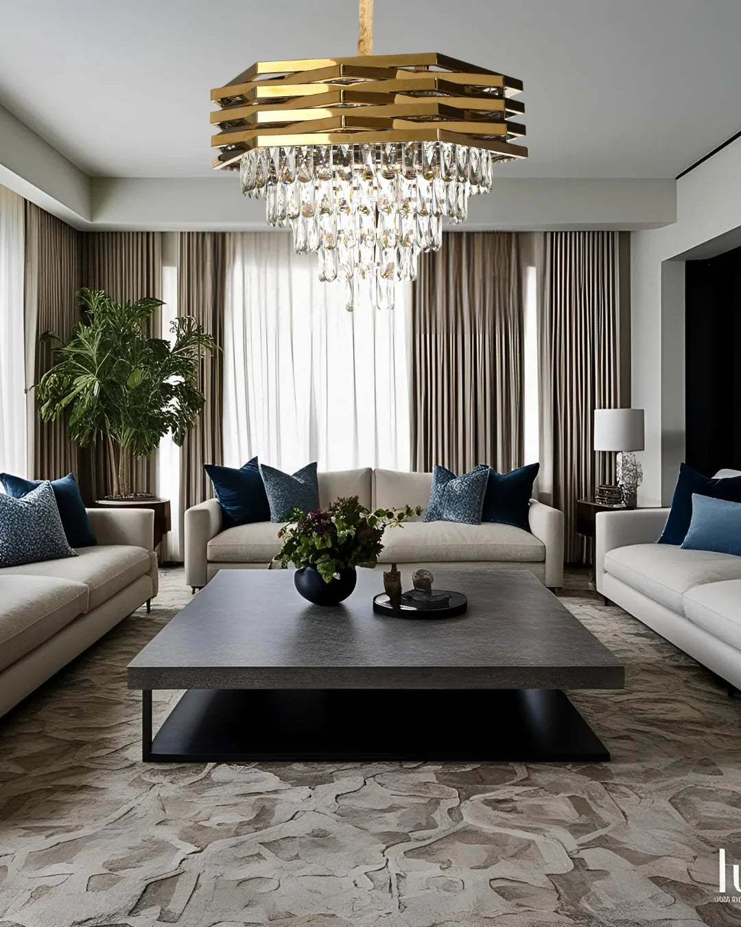 GLIMORA CRYSTAL CHANDELIER