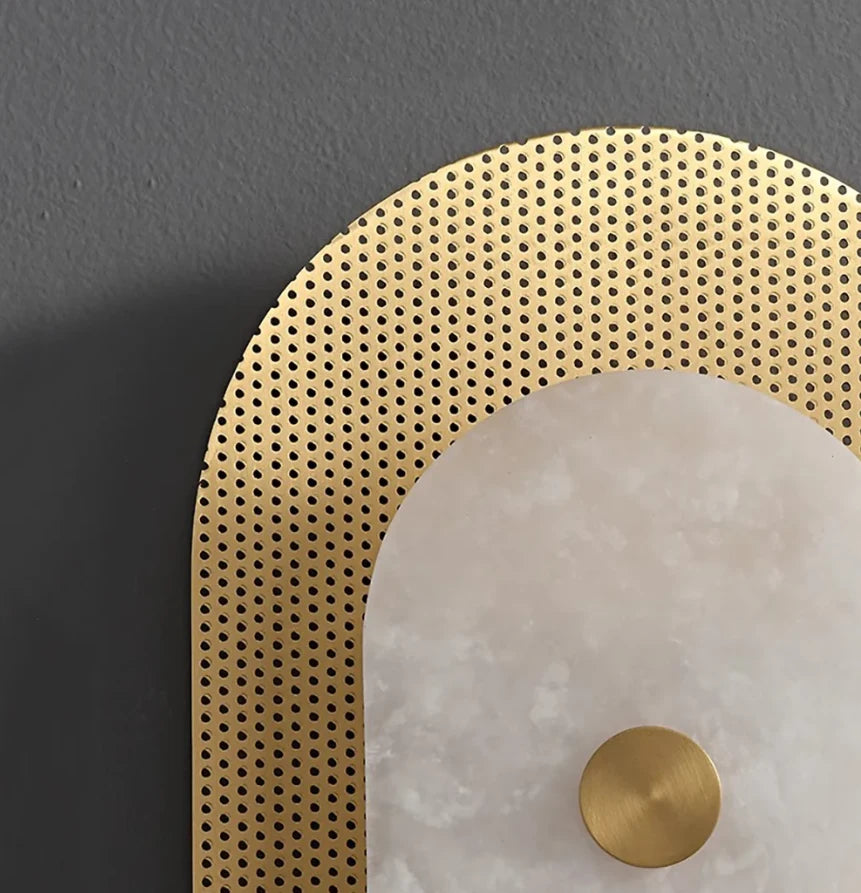 OVAL LATTICE WALL LAMP