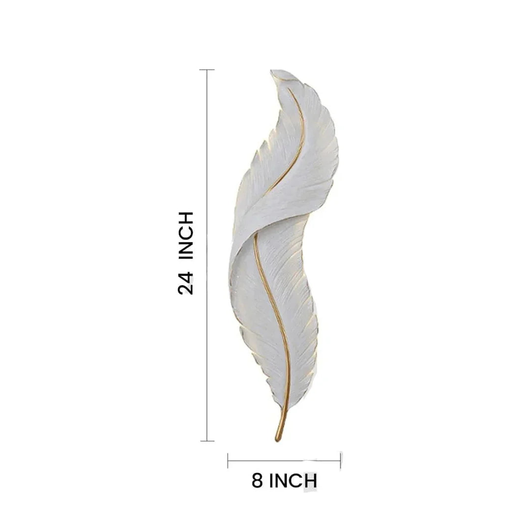 ETHEREAL FEATHER GLOW WALL LIGHT