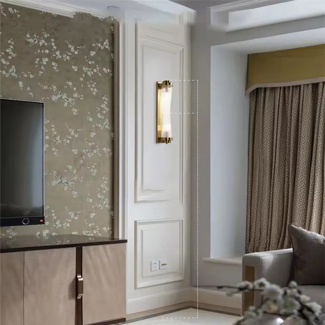 LUSTREGLOW HOURGLASS WALL LAMP