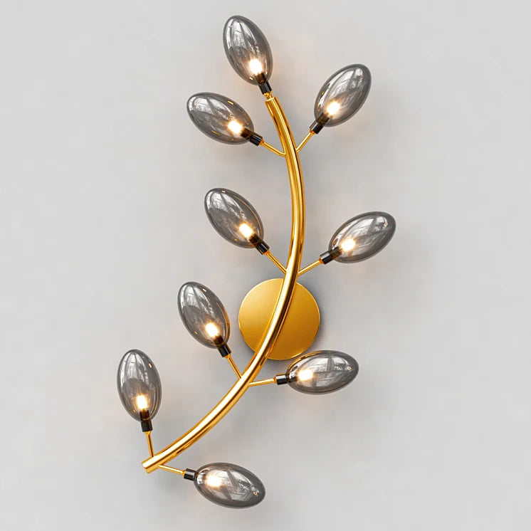 ETHERAL LEAF WALL LIGHT (SMOKE)