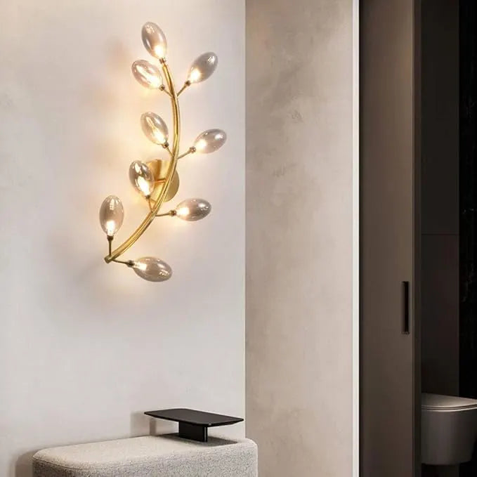 ETHERAL LEAF WALL LIGHT (SMOKE)