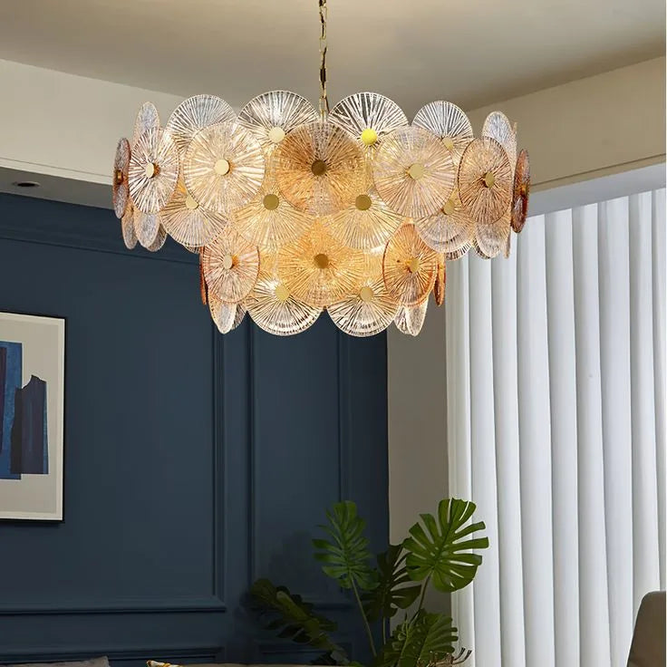 SOLAR BLOOM GLASS CHANDELIER