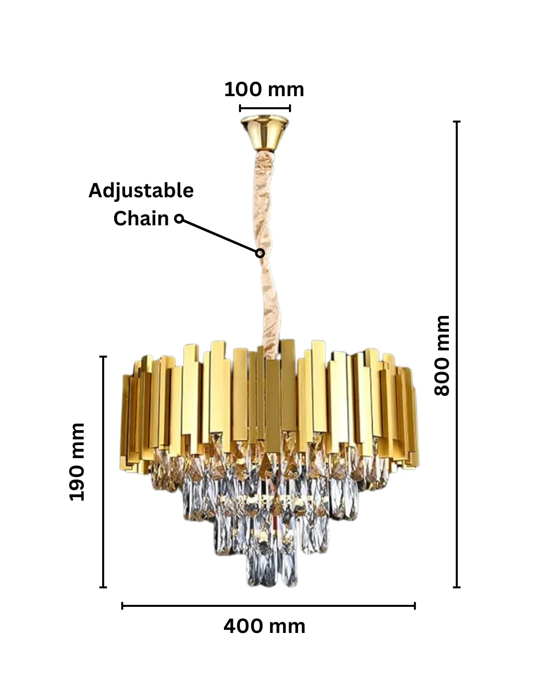 MAJESTY CRYSTAL CHANDELIER