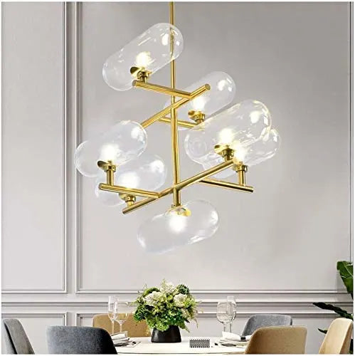 ASTRA CLEAR GLASS CHANDELIER