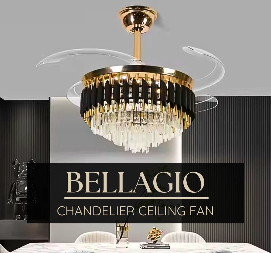 BELLAGIO CHANDELIER CEILING FAN