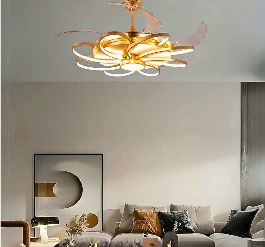 CASPIAN CHANDELEIR CEILING FAN