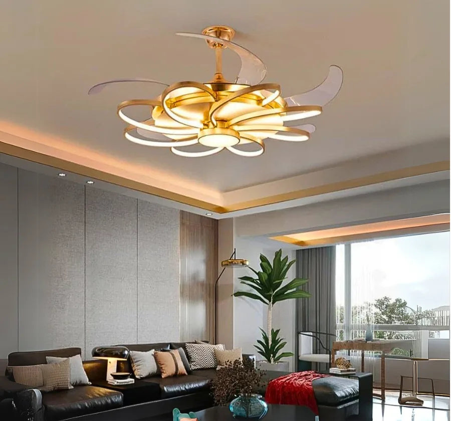 CASPIAN CHANDELEIR CEILING FAN