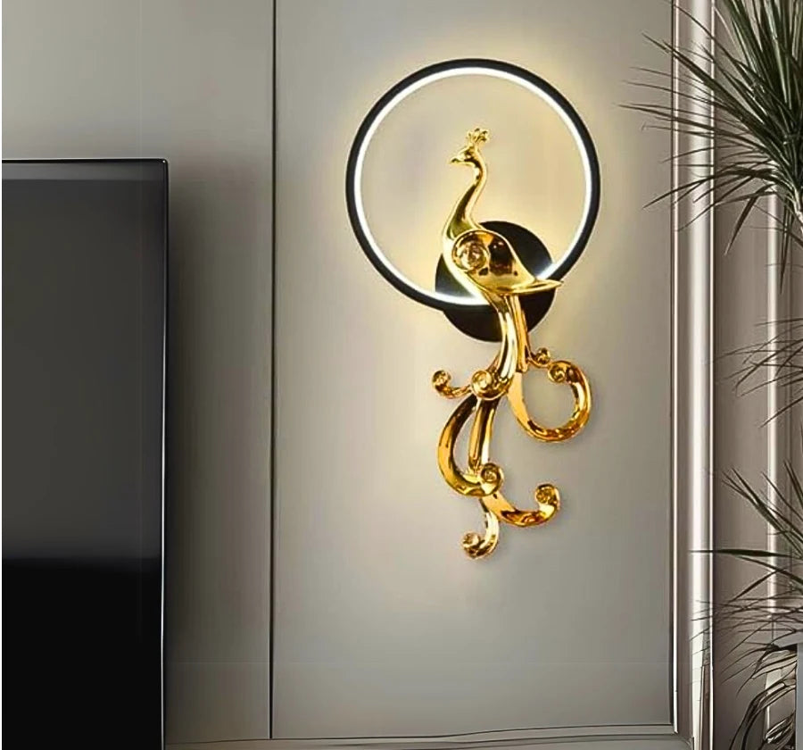 ROYALE PEACOCK WALL LAMP (Right)