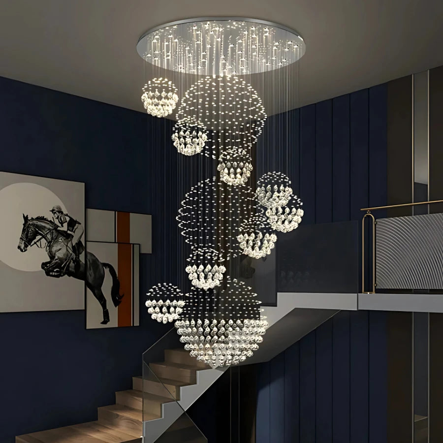 DEWDROP CRYSTAL CHANDELIER