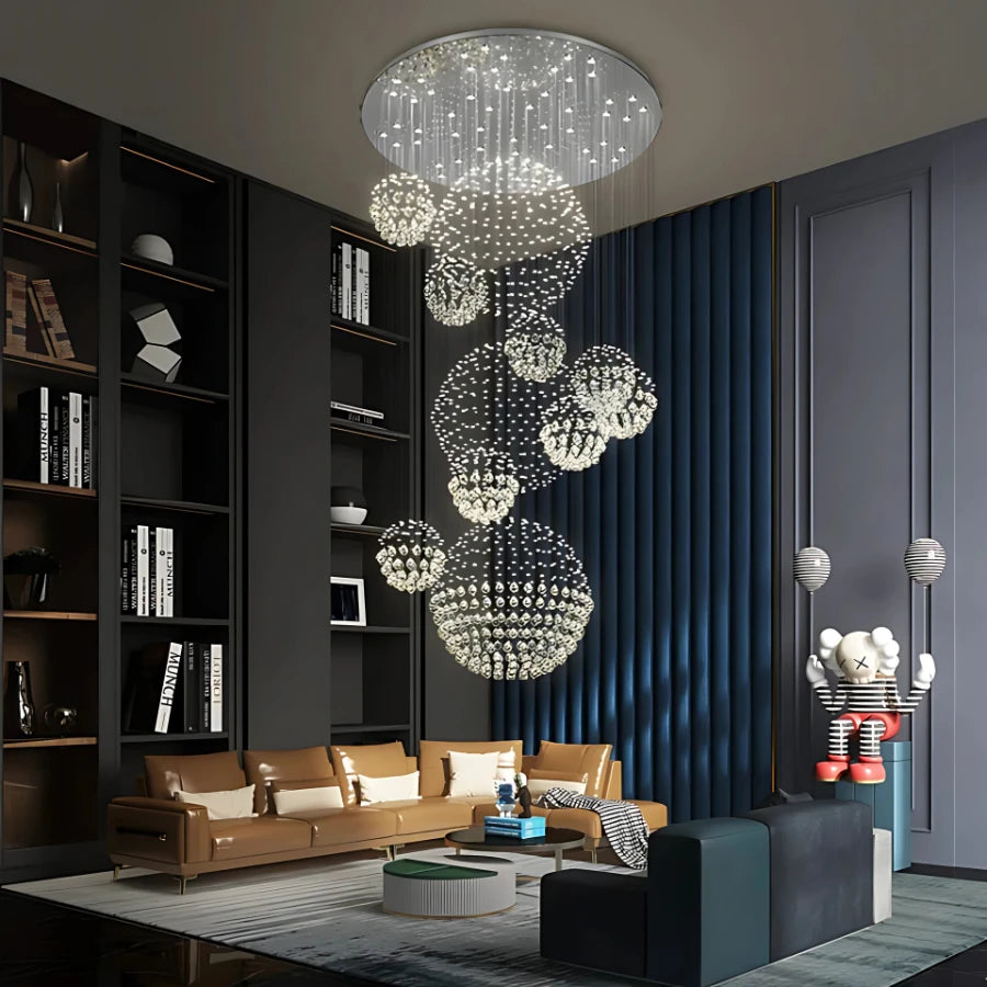 DEWDROP CRYSTAL CHANDELIER