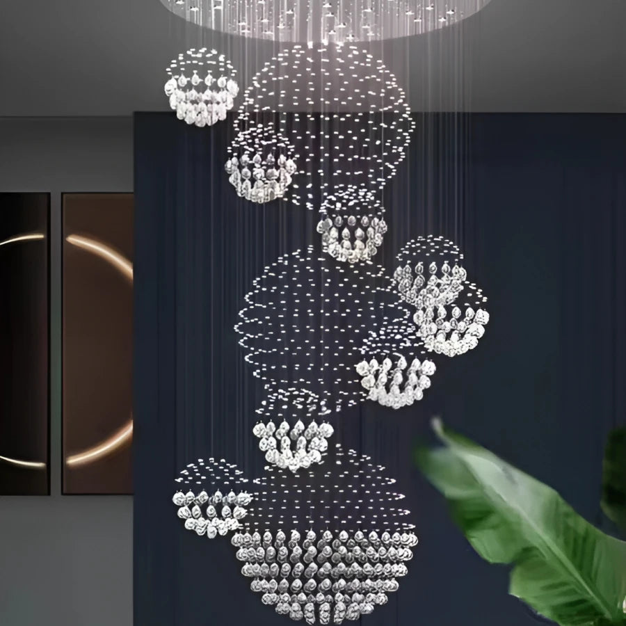 DEWDROP CRYSTAL CHANDELIER