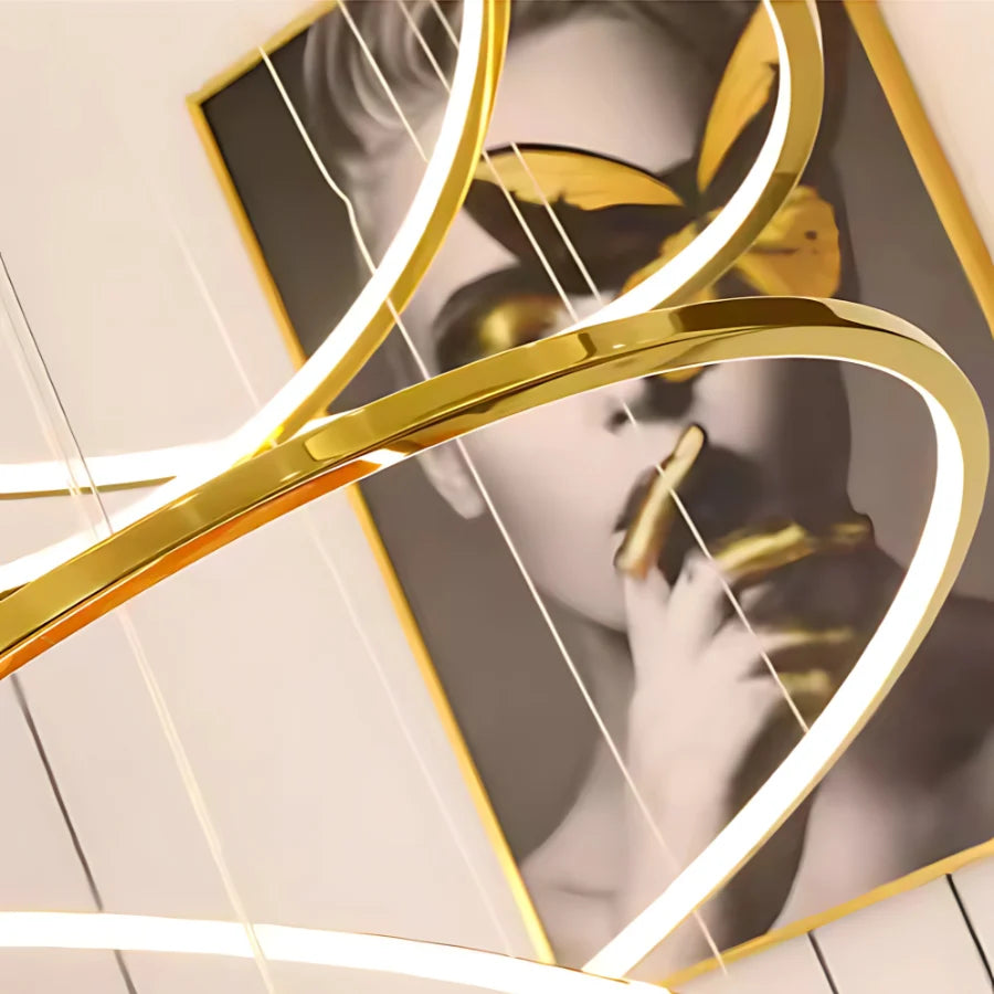 HALO DUPLEX CHANDELIER