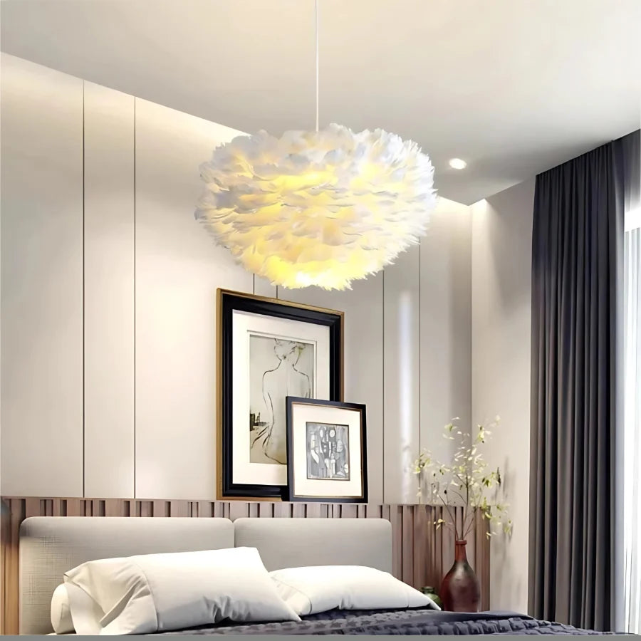 SERENOVA FEATHER HANGING LIGHT