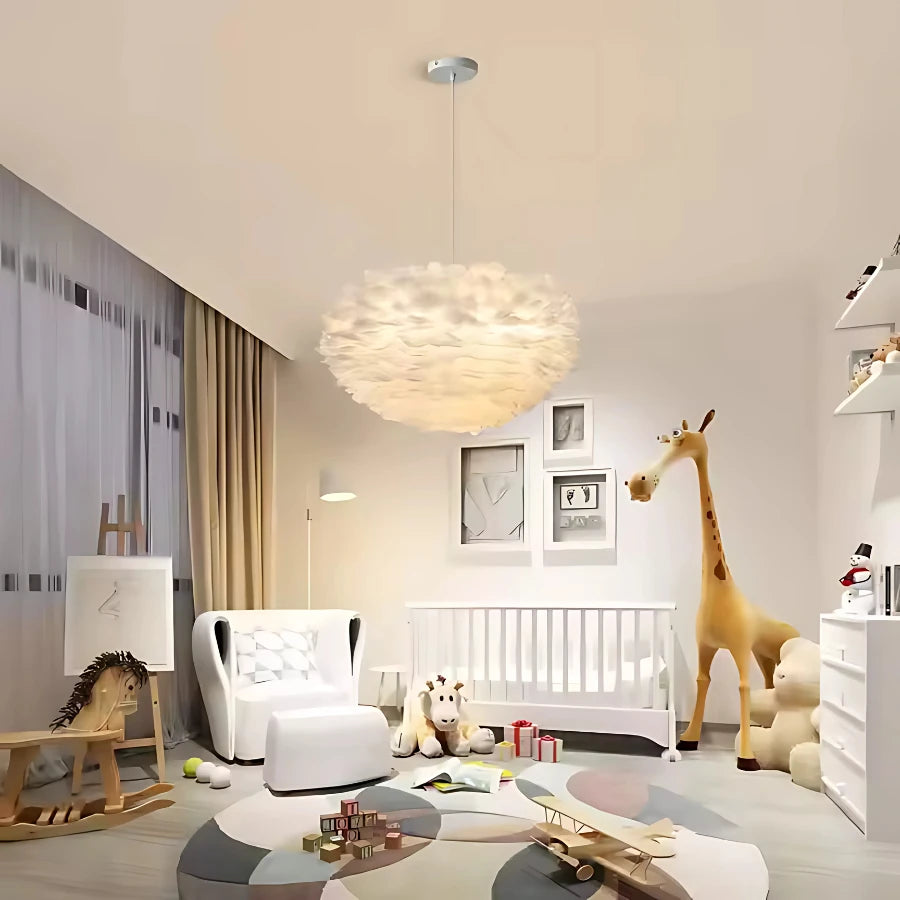 SERENOVA FEATHER HANGING LIGHT