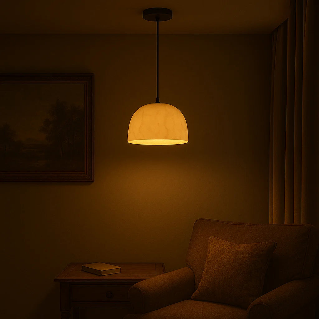 COGNAC ORB PENDANT LIGHT