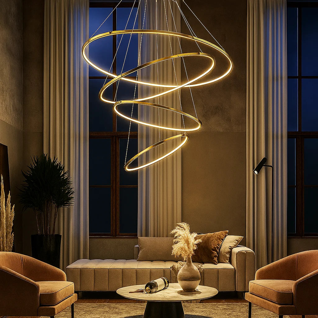 HALO DUPLEX CHANDELIER