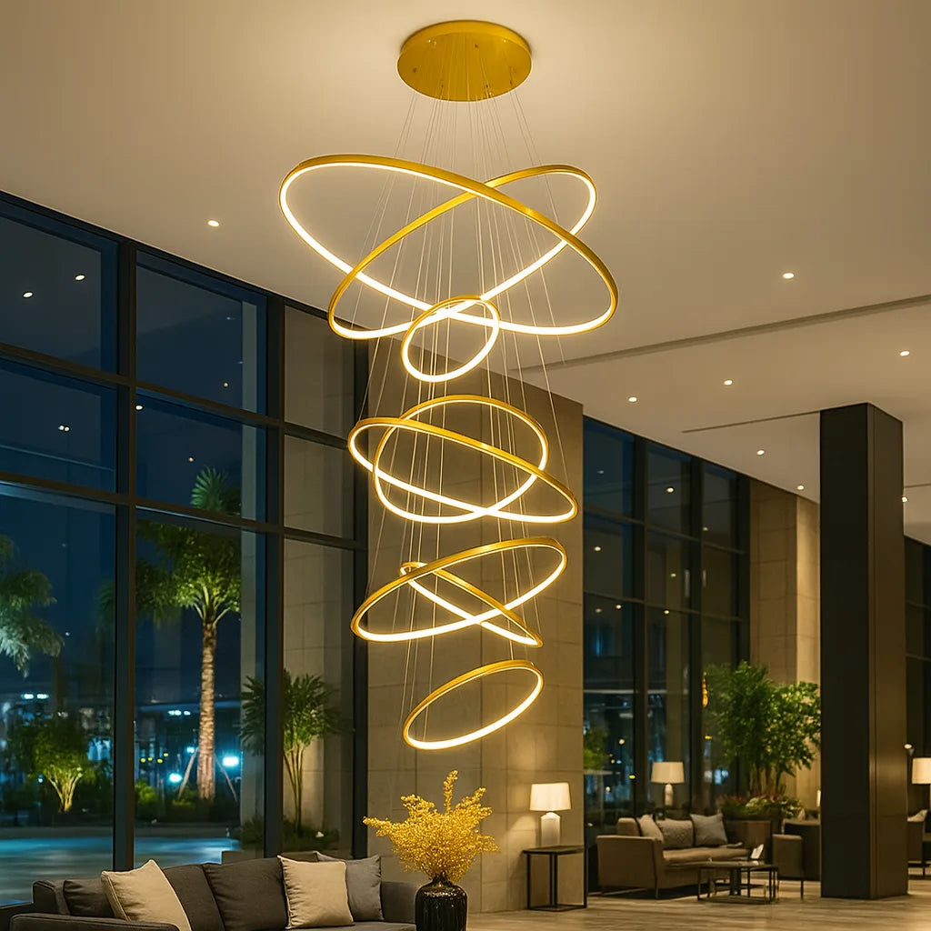 HALO DUPLEX CHANDELIER