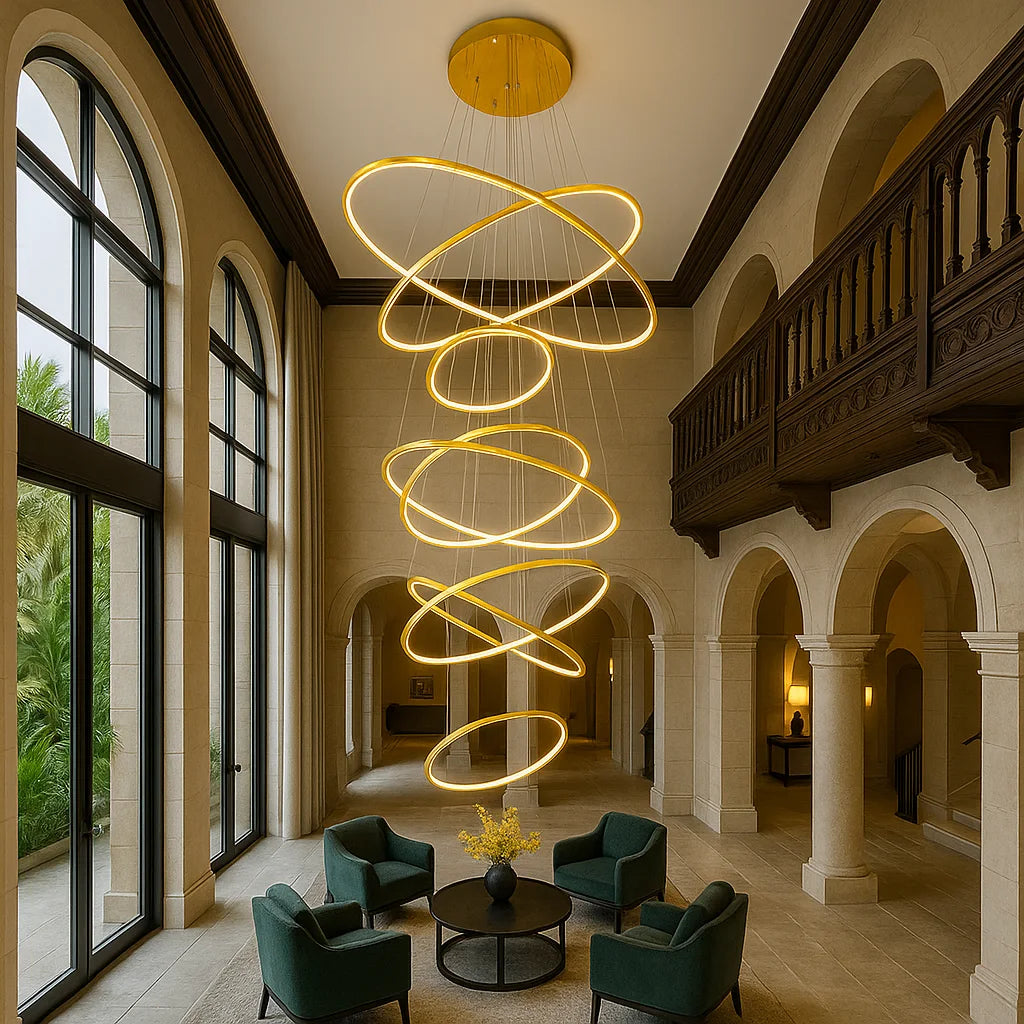 HALO DUPLEX CHANDELIER