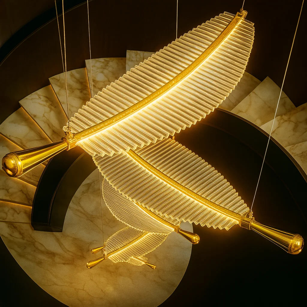 LEAF DUPLEX CHANDELIER