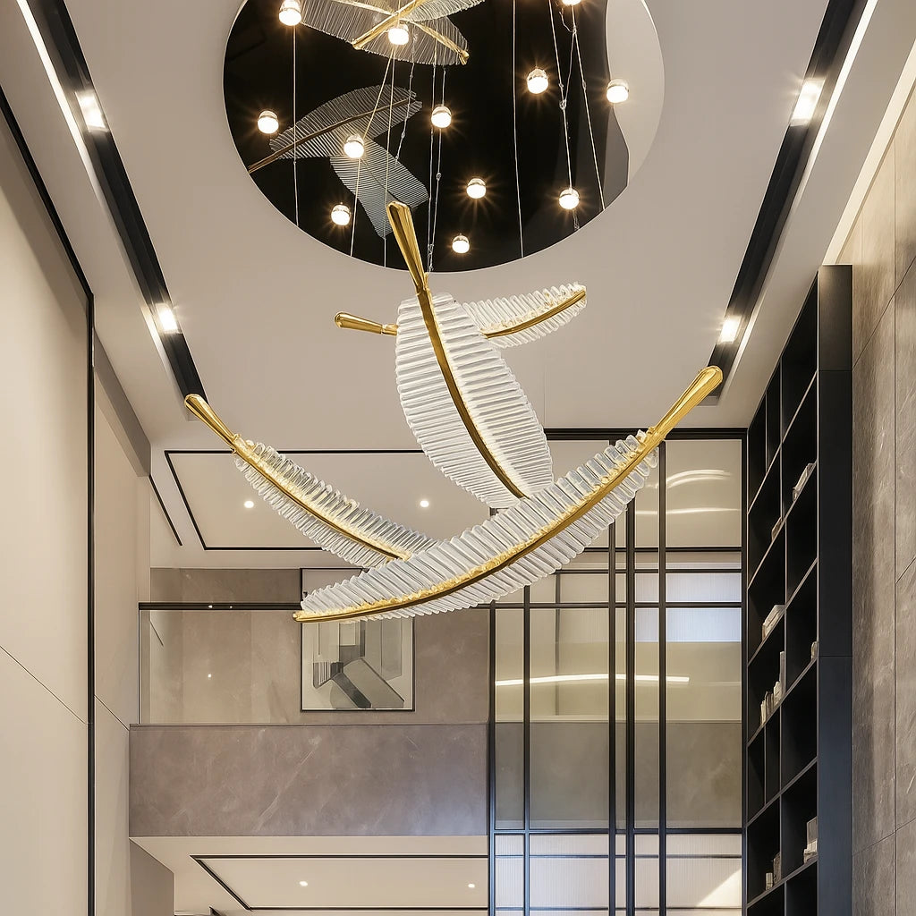 LEAF DUPLEX CHANDELIER