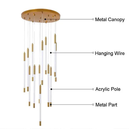 ZENORA DUPLEX CHANDELIER