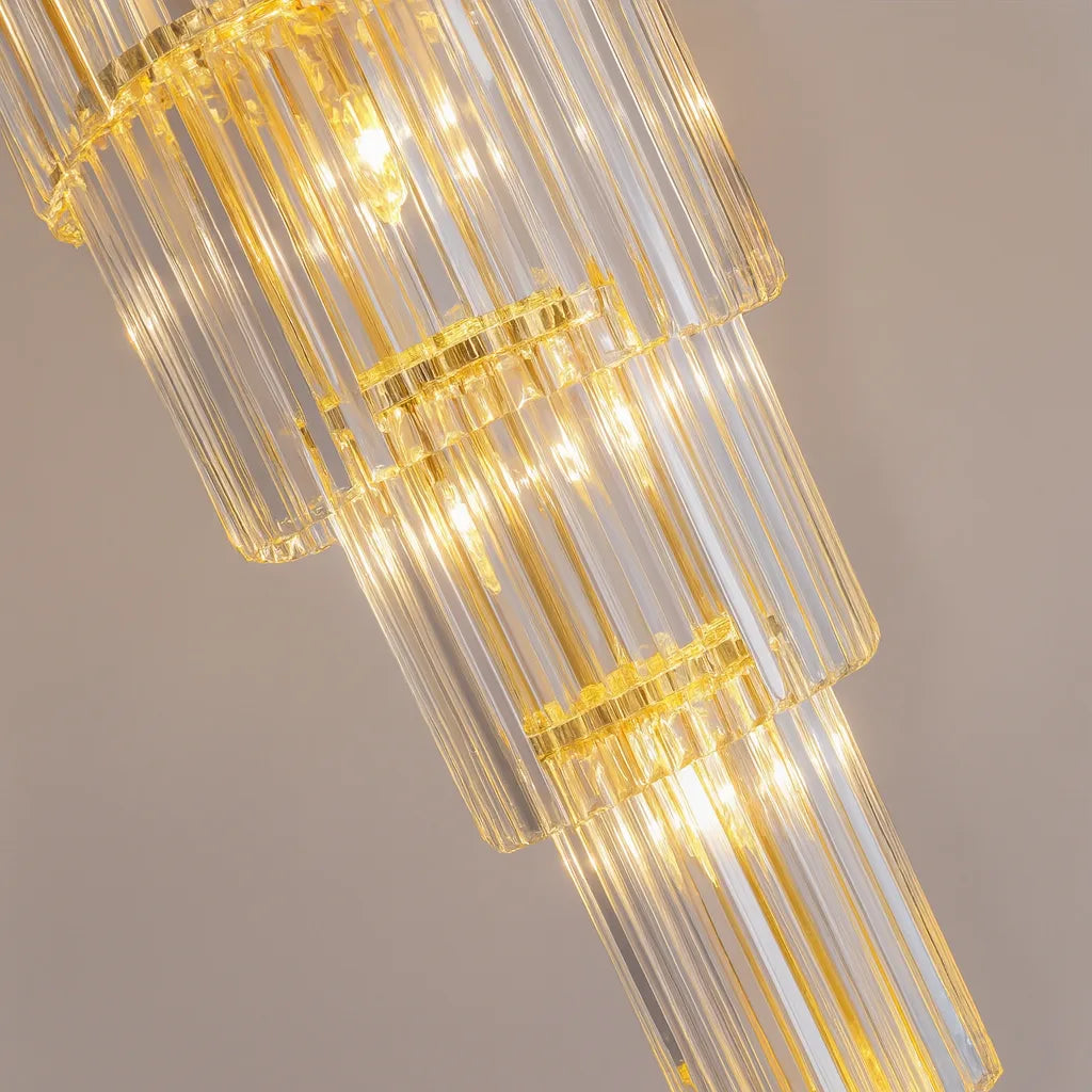 CROWNSPIRE CRYSTAL CHANDELIER