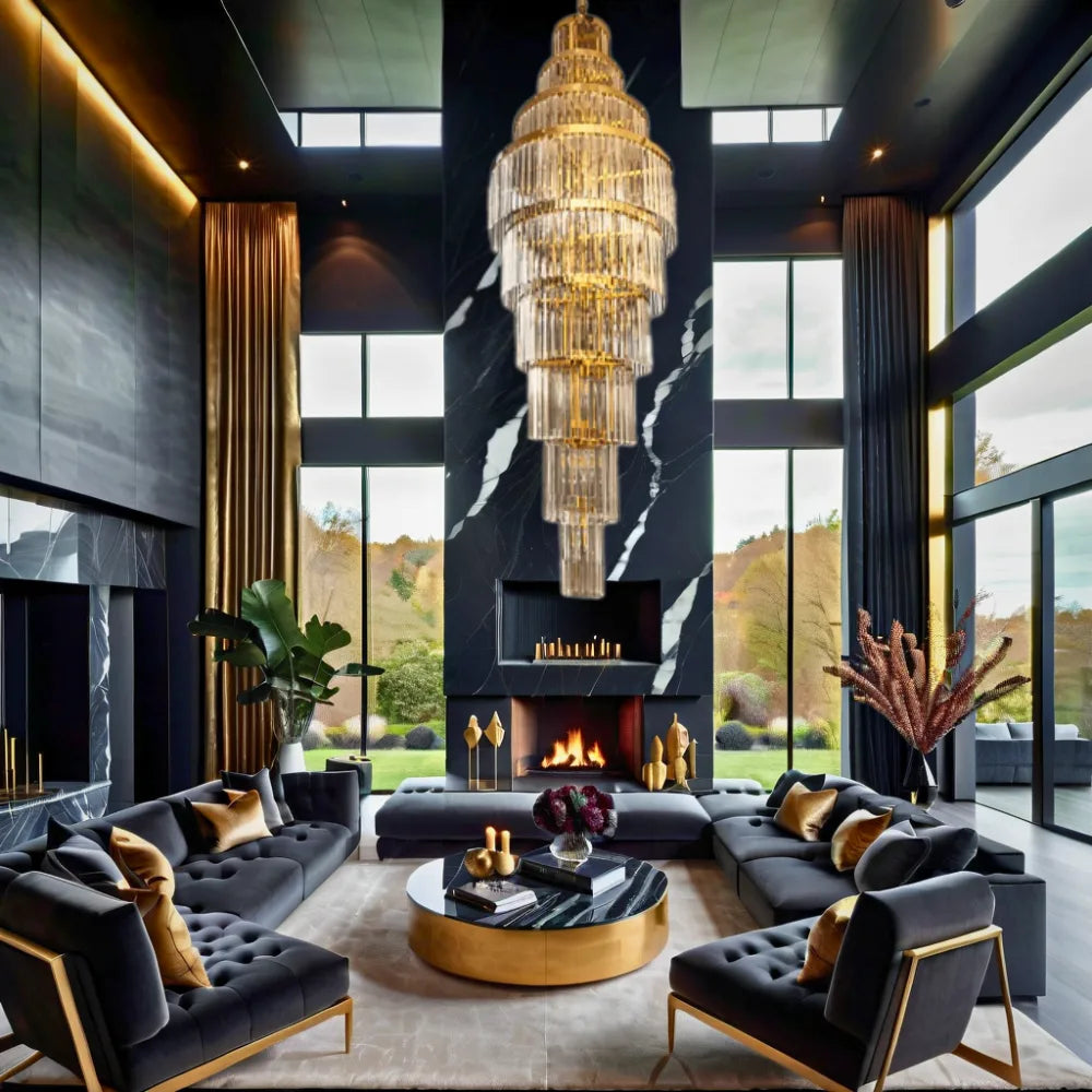 CROWNSPIRE CRYSTAL CHANDELIER