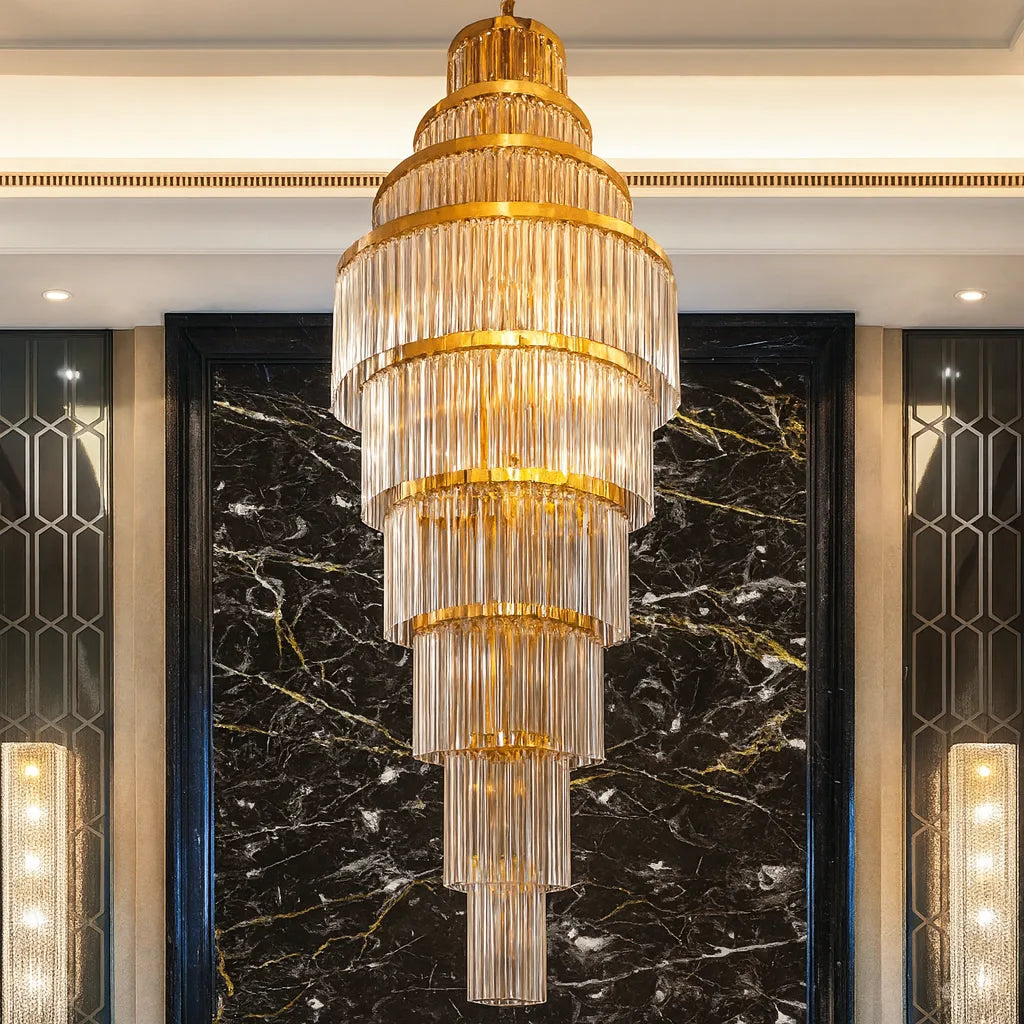 CROWNSPIRE CRYSTAL CHANDELIER