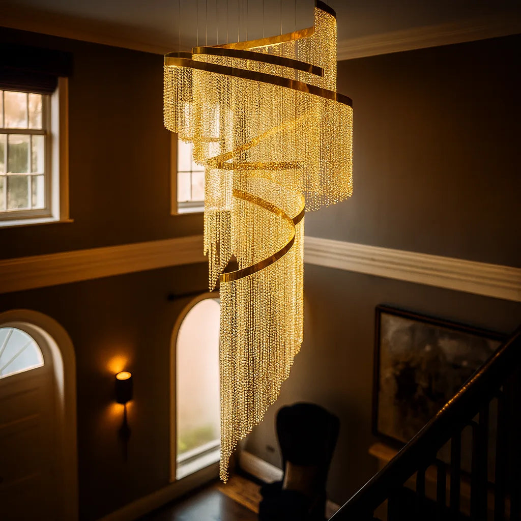 IMPERIAL SPIRAL DUPLEX CHANDELIER
