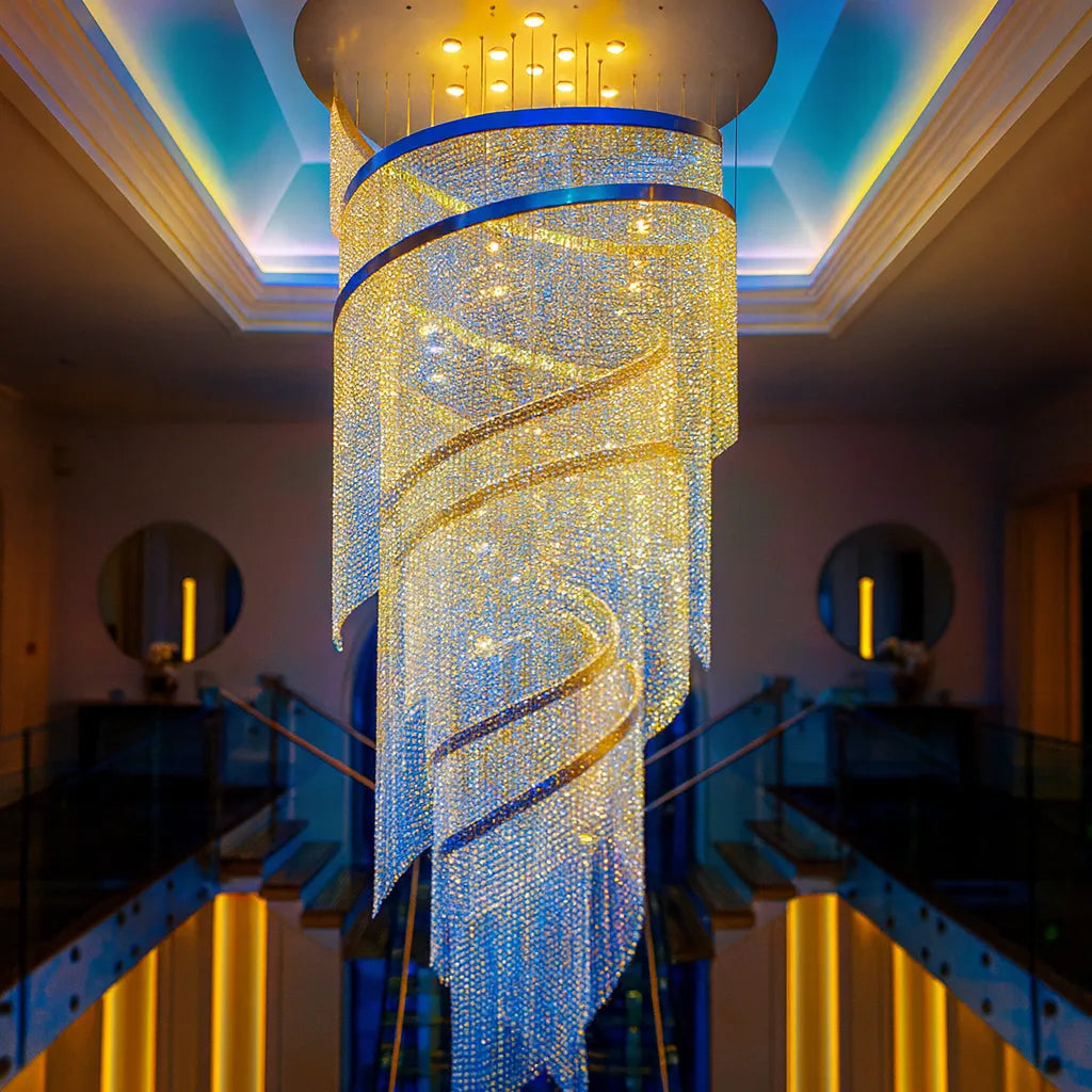 IMPERIAL SPIRAL DUPLEX CHANDELIER