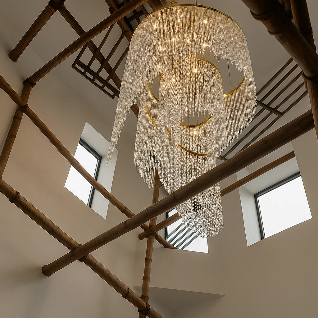IMPERIAL SPIRAL DUPLEX CHANDELIER