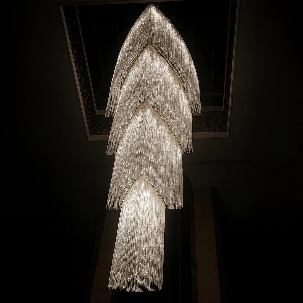 LUSTREFALL CRYSTAL DUPLEX CHANDELIER