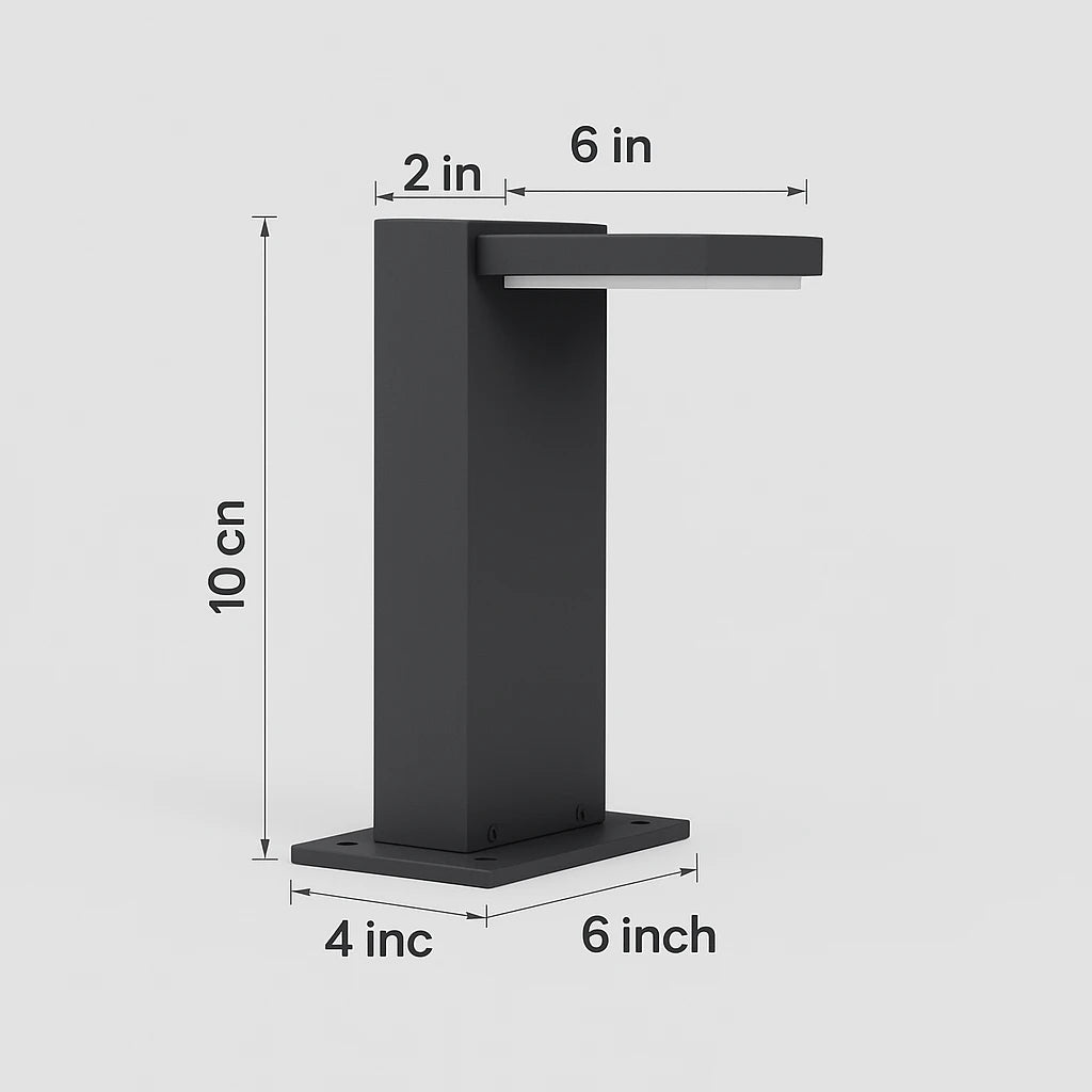 LUMORA PILLAR WATERPROOF BOLLARD LIGHT
