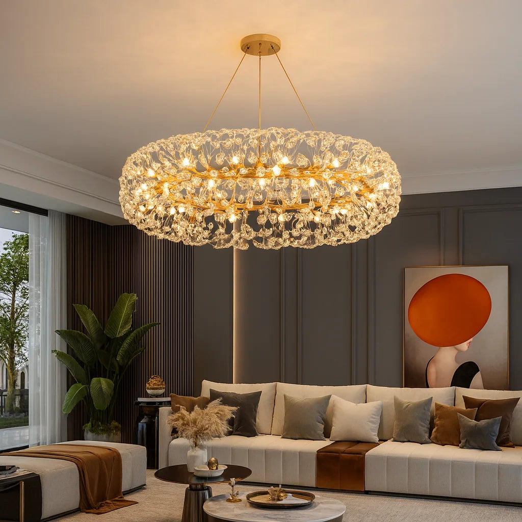 GOLDEN BLOOM CHANDELIER
