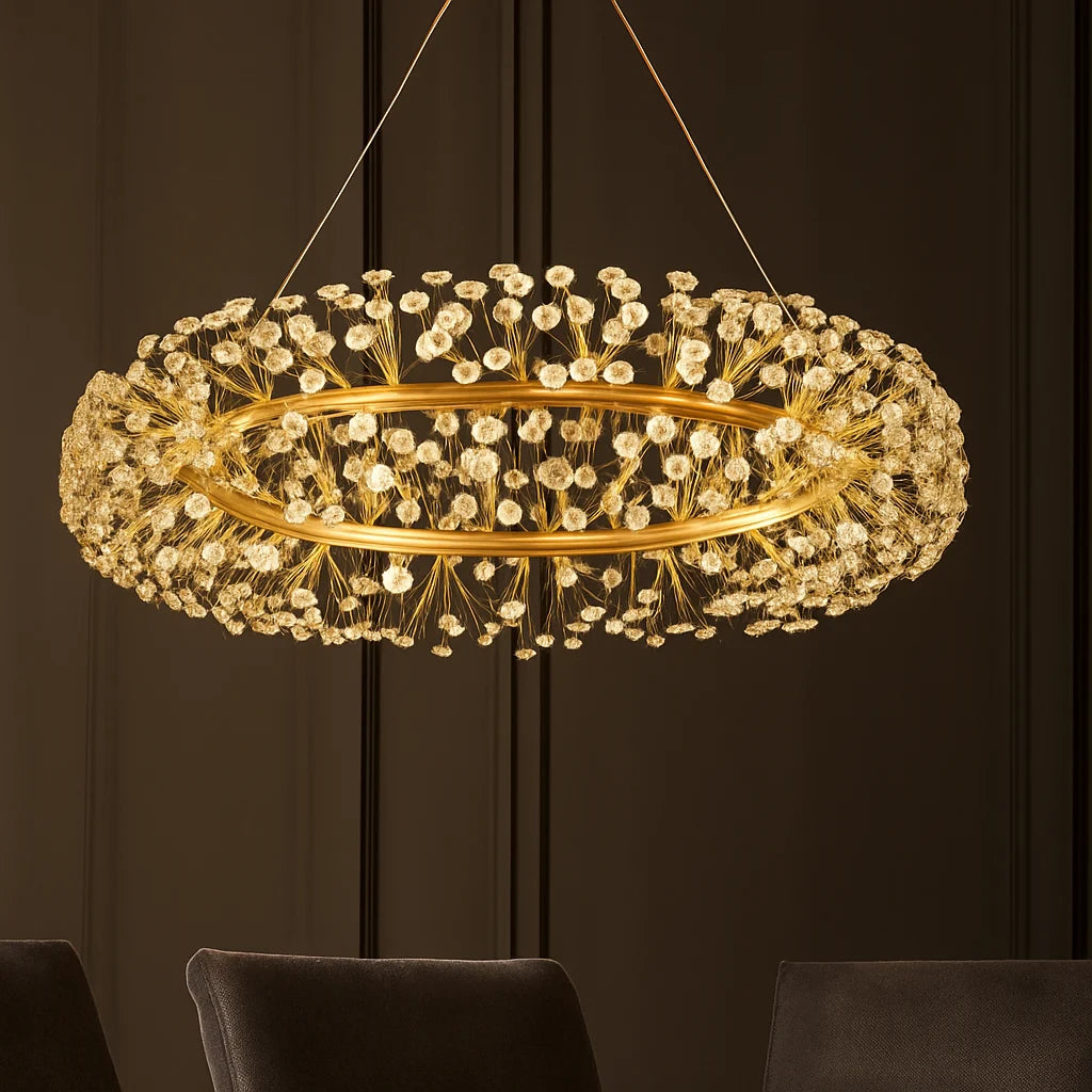 GOLDEN BLOOM CHANDELIER