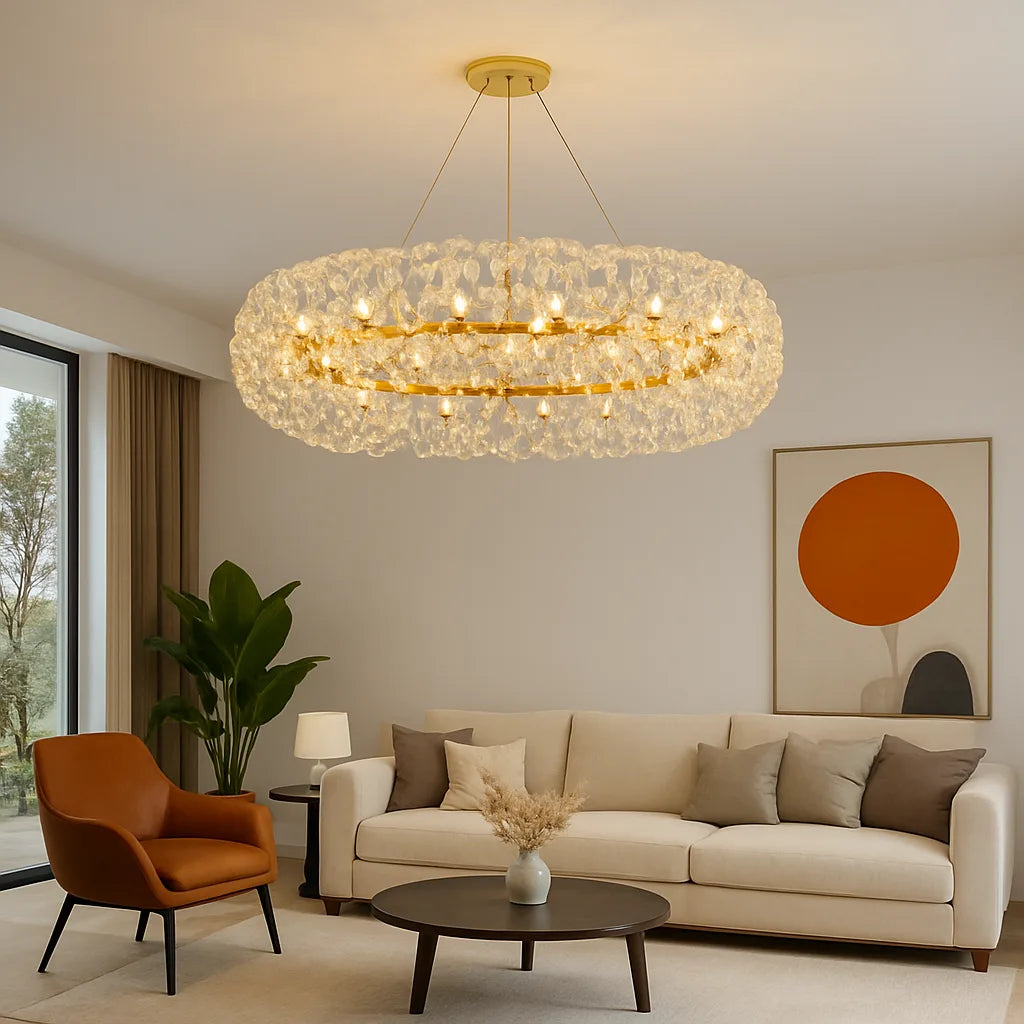 GOLDEN BLOOM CHANDELIER