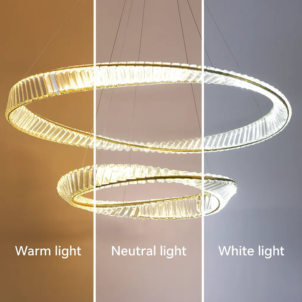 REVORA CRYSTAL RING CHANDELIER