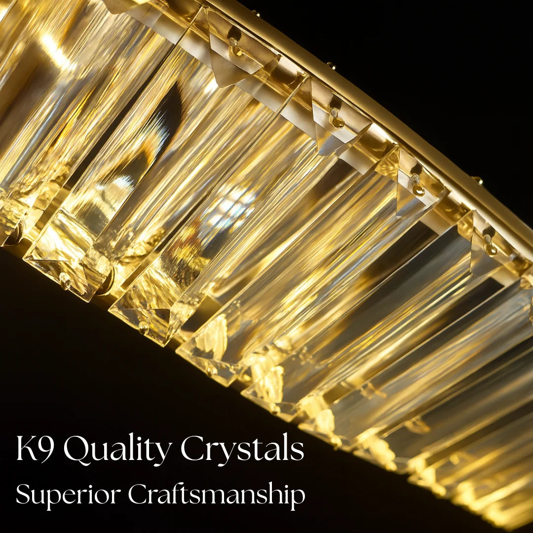 REVORA CRYSTAL RING CHANDELIER